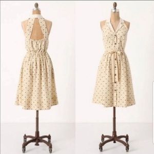 Anthropologie Maeve Honeyed Bumblebee Dress